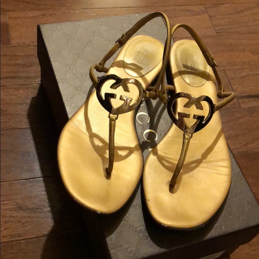 Gucci Heart Sandals